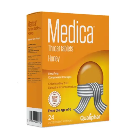 Medica Throat Honey Lozenges 24s thumbnail 1