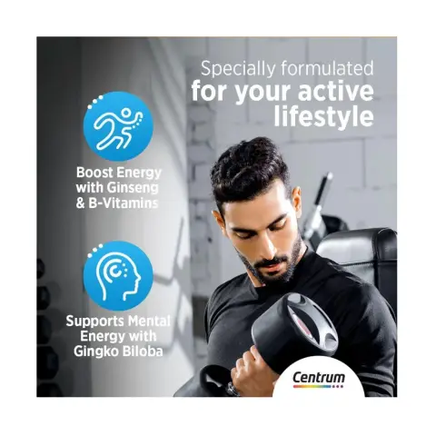 Centrum Energy Multivitamin 100 Tablets thumbnail 2