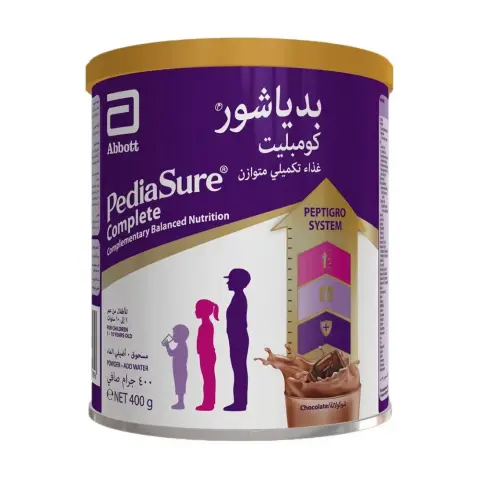 Pediasure Complete Peptigrow Chocolate Powder 400g thumbnail 1