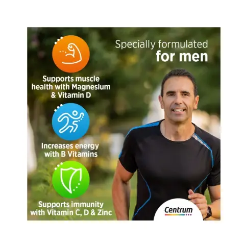 Centrum Men Multivitamin 100 Tablets thumbnail 2