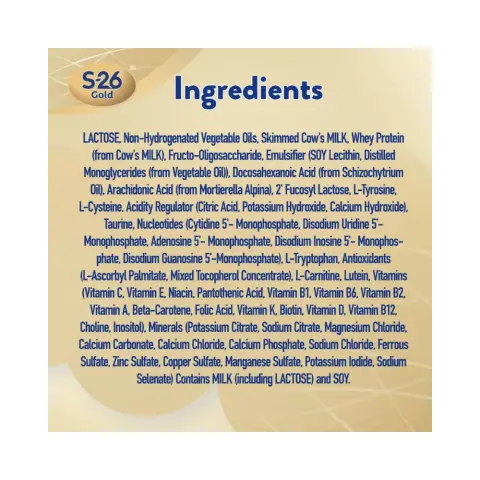S-26 Gold Stage 1 Infant Formula Milk Formula 800g thumbnail 2