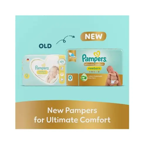 Pampers Ultimate Comfort Newborn Diapers, Size 0 30 Diapers thumbnail 4