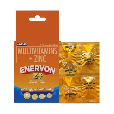 Enervon Z+ Tablets 8 Tablets thumbnail 1