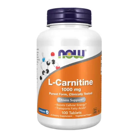 Now L-Carnitine 1000Mg Tablets 100S thumbnail 1