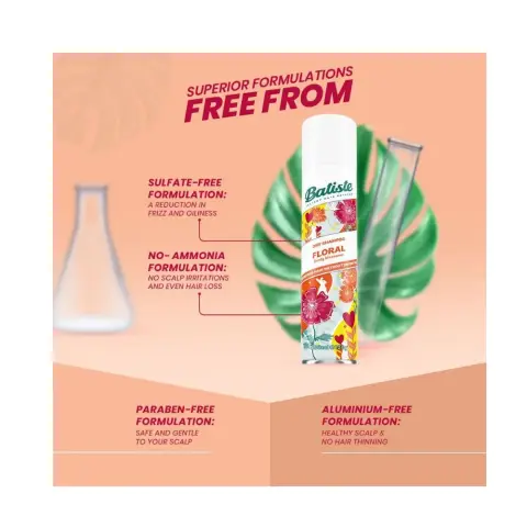 Batiste Floral Dry Shampoo 200Ml thumbnail 3