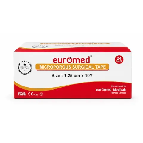 Euromed Paper Surgical Tap 1.25 X 10 24S