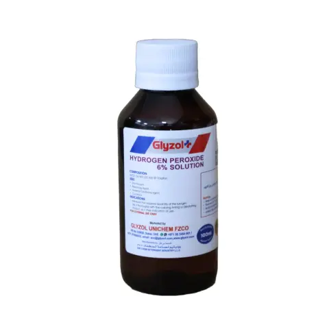 Glyzol Hydrogen Peroxide 6% Solution 100mL thumbnail 1