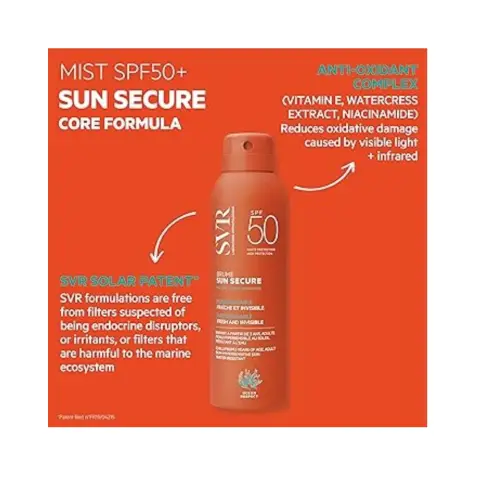 Svr Sun Secure Brume Spf50+ Spray 200Ml thumbnail 2