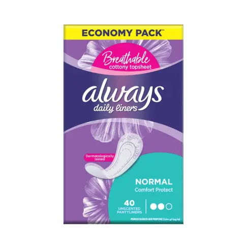 Always Comfort Protect Normal Panty Liners 40s