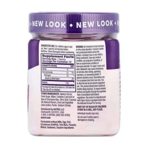 Natrol Kids Melatonin 1Mg Gummy 90S thumbnail 2