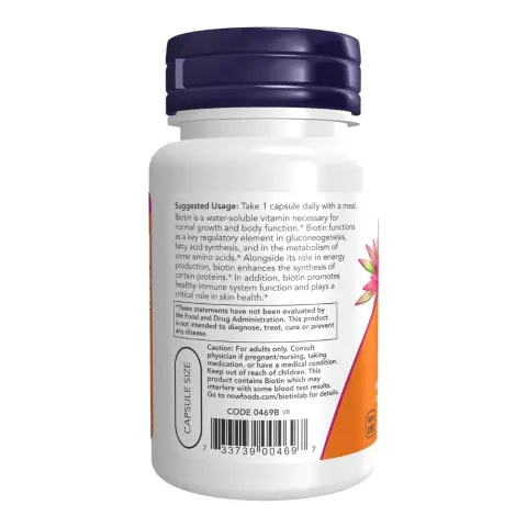 Now Biotin 1000Mcg Capsules 100S thumbnail 3