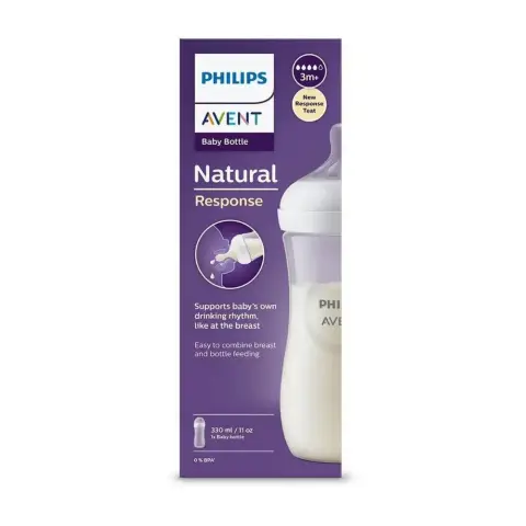 Philips Avent Pa704 Natural 3.0 Feeding Botle 330Ml thumbnail 1