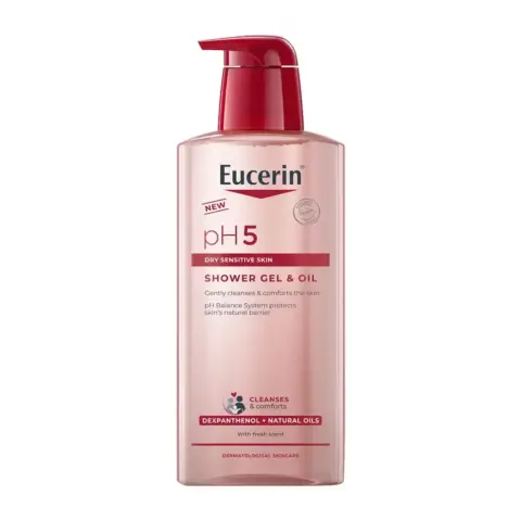 Eucerin pH5 Gentle Shower Gel & Oil for Sensitive Skin 400mL thumbnail 1