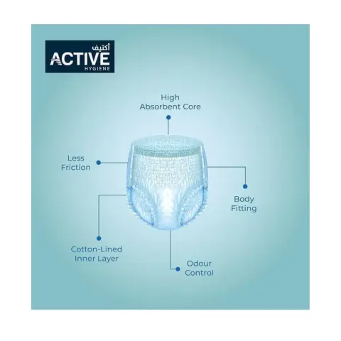 Active Incontinence Adult Diaper Pull up Pants Small 14s thumbnail 2