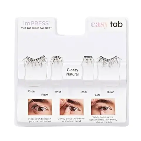 Kiss Impres Easy Tab Press On Falsies Lashes Ilt01C thumbnail 2