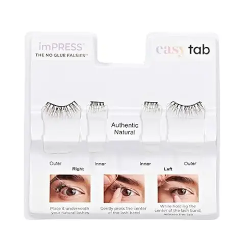 Kiss Impres Easy Tab Press On Falsies Lashes Ilt02C thumbnail 2