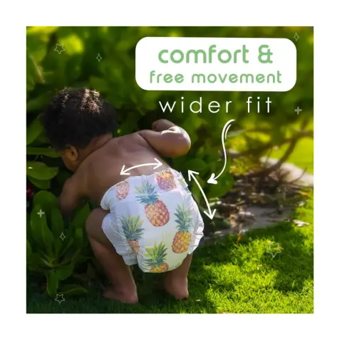 PUREBORN  NAPPIES Size 1 Baby Diapers 34S thumbnail 2