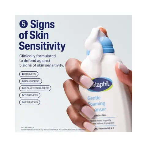 Cetaphil Gentle Skin Foaming Cleanser 236Ml thumbnail 2