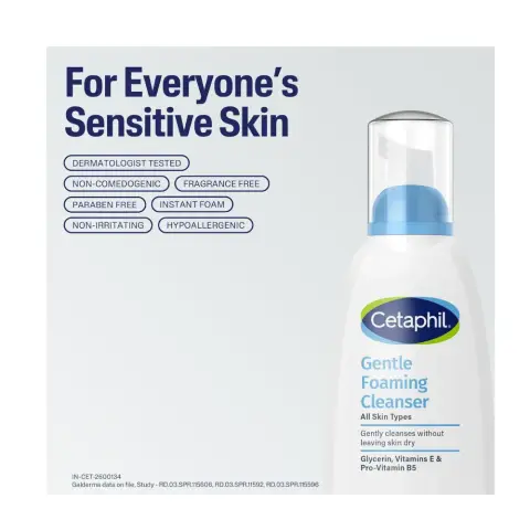 Cetaphil Gentle Skin Foaming Cleanser 236Ml thumbnail 4