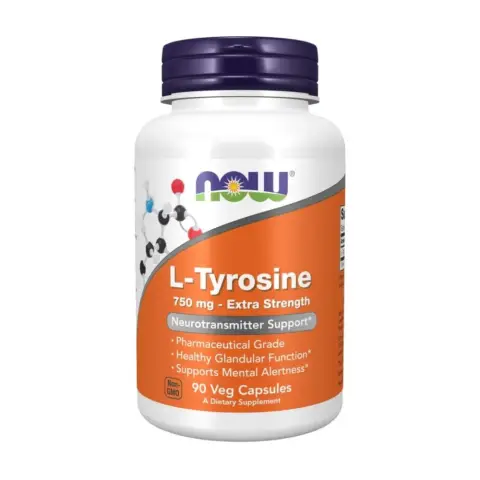 Now L-Tyrosine 750Mg Capsules 90S thumbnail 1
