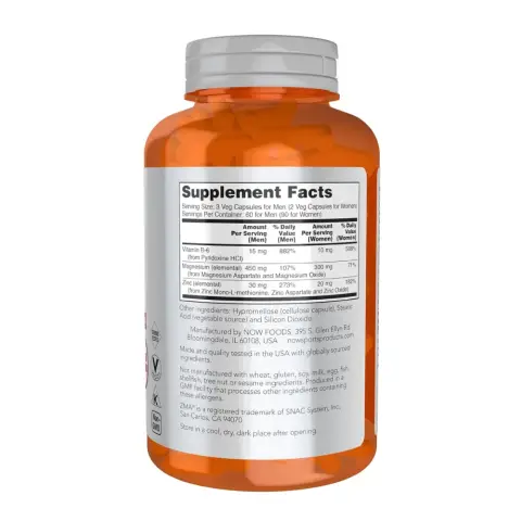 Now Zma 800Mg Capsules 180S thumbnail 2