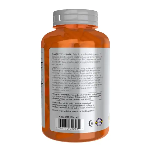 Now Zma 800Mg Capsules 180S thumbnail 3