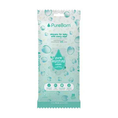 Pureborn Pure Moisture Wipes 20S thumbnail 1