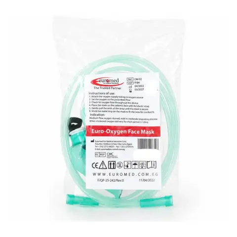 Euromed Oxygen Mask Adult thumbnail 1