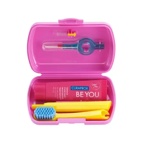 Curaprox Travel Set Grapefruit Pink 9909 thumbnail 2