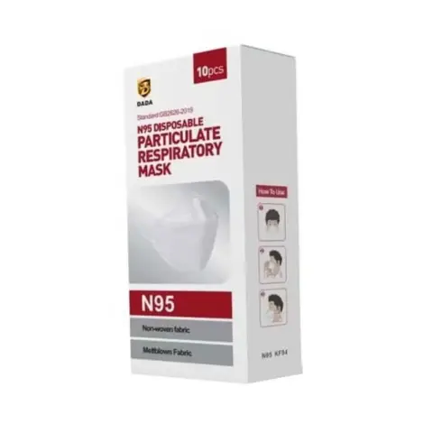 Dada Face Mask N95 Single White 10s thumbnail 1