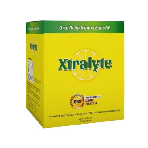 Xtralyte Lime ORS Sachets 10s thumbnail 1