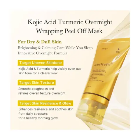 Medicube Kojic Acid Turmeric Night Warpping Mask 70mL thumbnail 2
