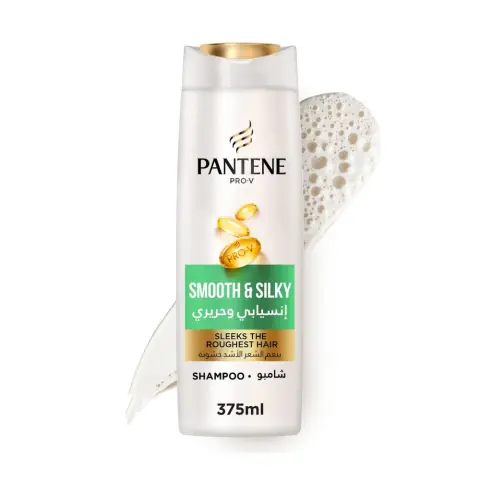 Pantene Smooth & Silky Shampoo 375mL thumbnail 1