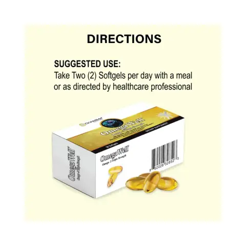 Omega Well Omega 3 Soft Gels 56s thumbnail 3