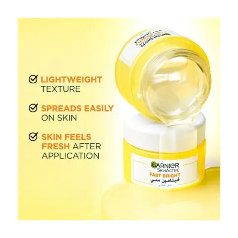 Garnier Fast Bright Vitamin C Water Gel 50mL thumbnail 2