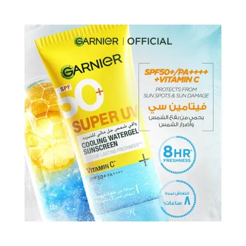 Garnier Super UV Cooling Water Gel SPF50 30mL thumbnail 3
