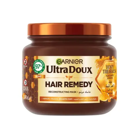 Garnier Honey Treasures Hair Remedy Mask 340mL thumbnail 1