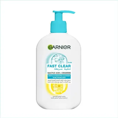 Garnier Fast Clear Gentle Cleanser 250mL thumbnail 1
