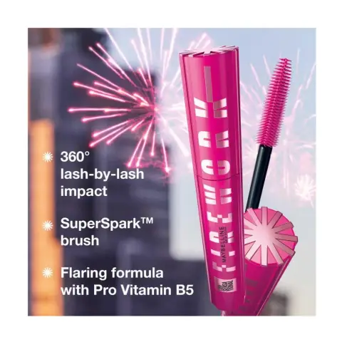 Maybelline 44224 Lash Sensation Firework Black Mascara thumbnail 2