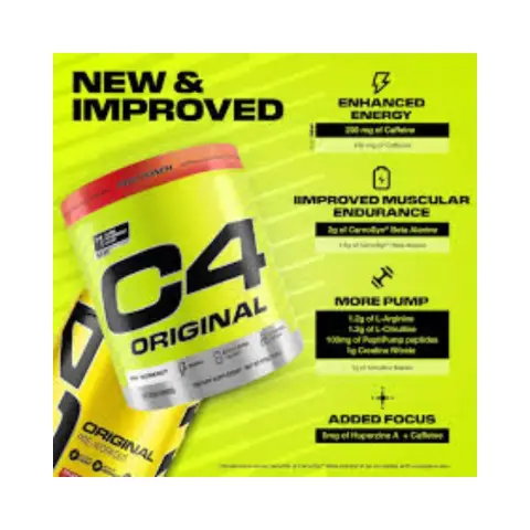 Cellucor C4 Fruit Punch 470G 50 Serving thumbnail 2