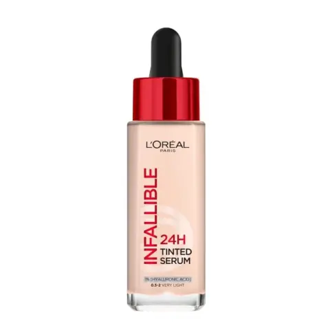 Loreal Paris 24H Infaillible Tinted Serum Foundation Shade Very Light 0.5-2