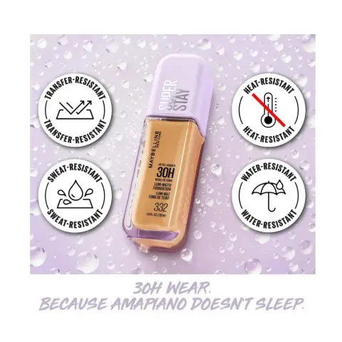 Maybelline 91837 Super Stay Lumi Matte Foundation 332  thumbnail 4