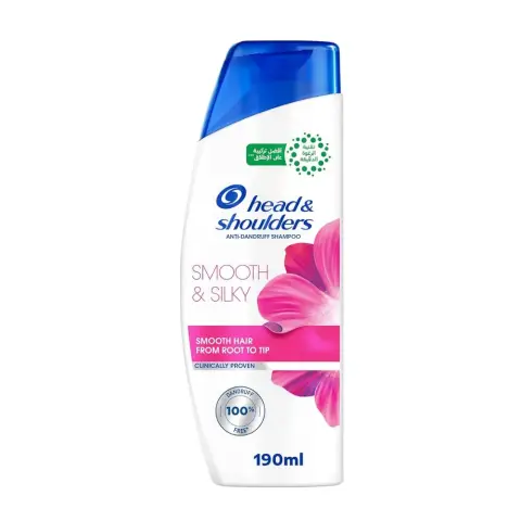 Head & Shoulders Smooth & Silky Shampoo 190Ml thumbnail 1
