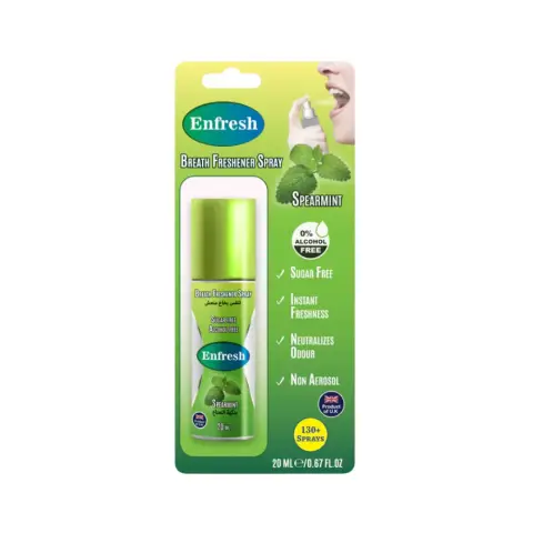 Enfresh Breath Freshner Spray Spearmint 20mL thumbnail 1