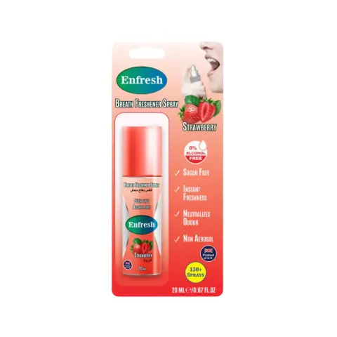 Enfresh Breath Freshner Spray-Strawberry 20mL thumbnail 1