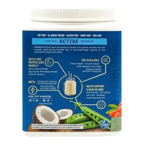 Sunwarrior Blend Organic Unflavored Blend 375 G thumbnail 3
