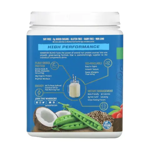 Sunwarrior Blend Organic Chocolate Blend 375 G thumbnail 2