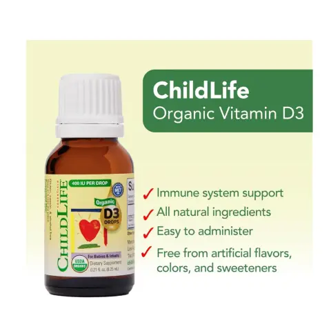 Childlife Organic Vit D3 Drops 6.25mL thumbnail 4