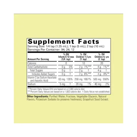 Childlife Vitamin C Syrup 118mL thumbnail 2