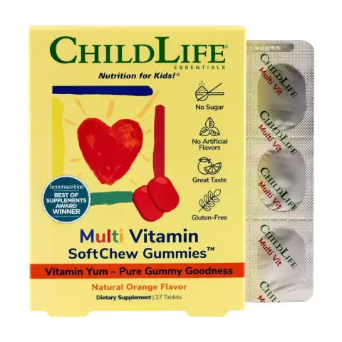 Childlife Multivitamin Soft Chew Gummies 27 Tablets thumbnail 1